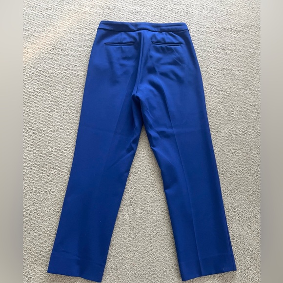 J.Crew Kate Four Season Stretch Blue Straight Leg Pant - Picture 3 of 3